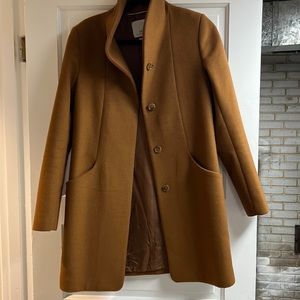 Camel wool Aritzia Wilfred coat
